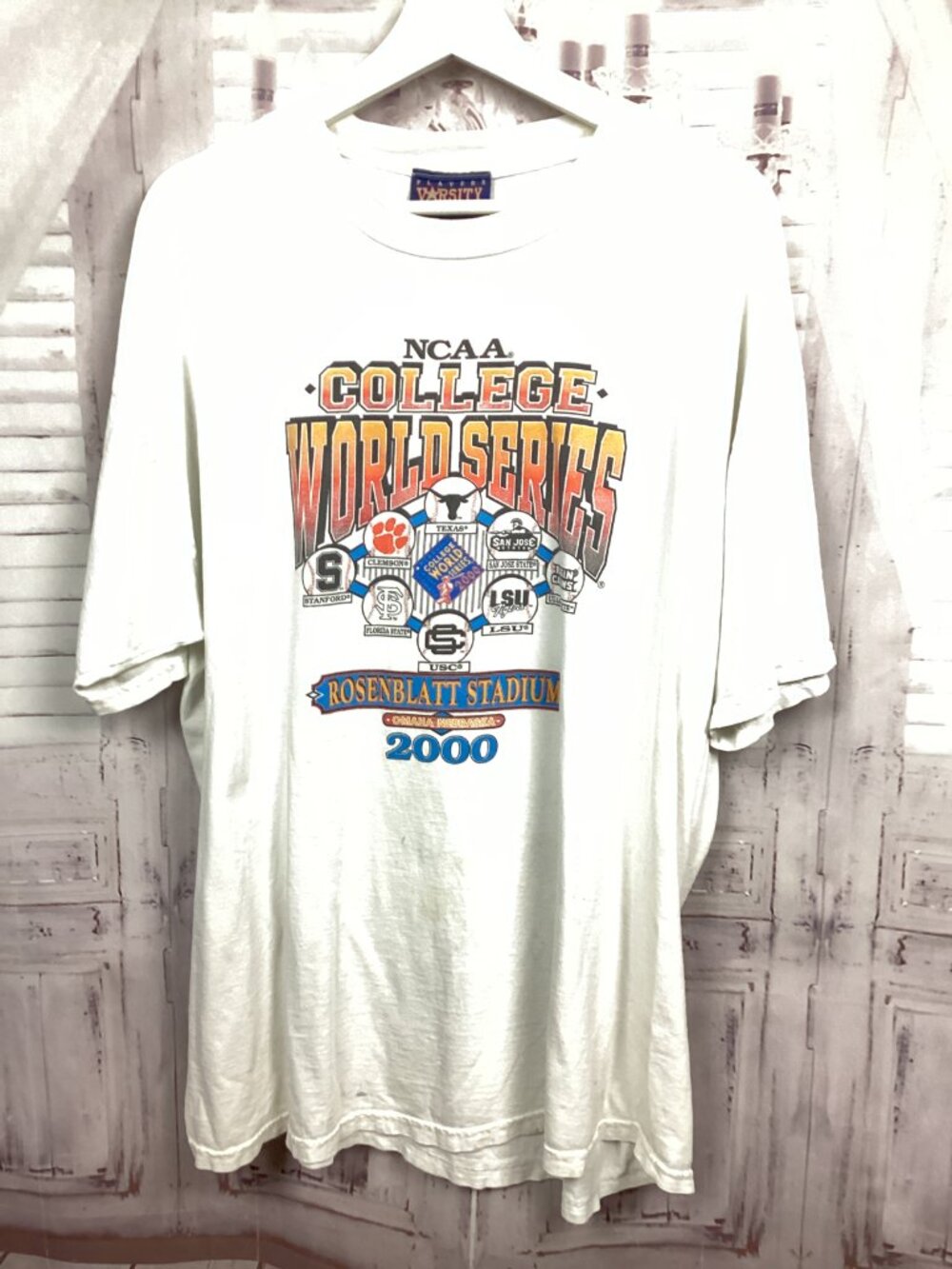 Vintage College World Series Tee Shirt Rosenblatt Stadium XL
